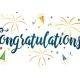 Congratulations Sticker +$3.95