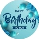 Happy Birthday Sticker +$0.95