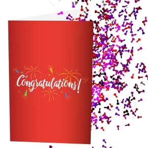 Dick Bomb Card | Congratulations | Increase The Glitter | Add A Custom Message To The Inside & Outside | Add Stickers To The Inside & Outside | Anonymous Prank Website | Prank Mail | Ship Your Enemies Glitter