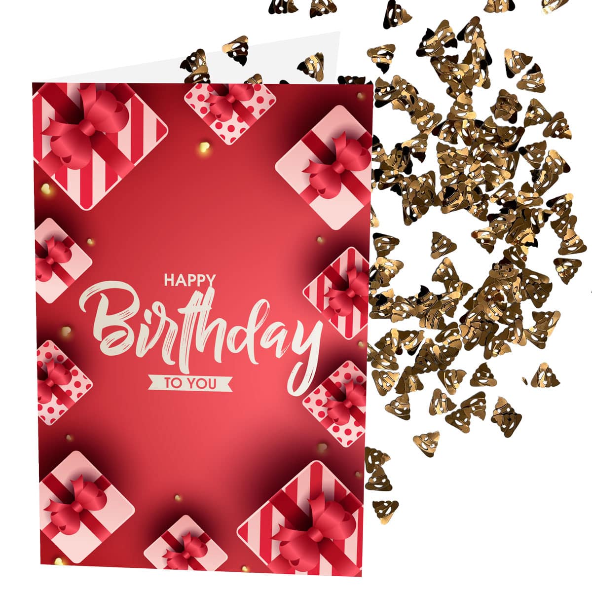Poop Bomb Card | Happy Birthday To You | Increase The Glitter | Add A Custom Message To The Inside & Outside | Add Stickers To The Inside & Outside | Anonymous Prank Website | Prank Mail | Ship Your Enemies Glitter